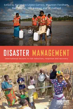 disaster management book cover image