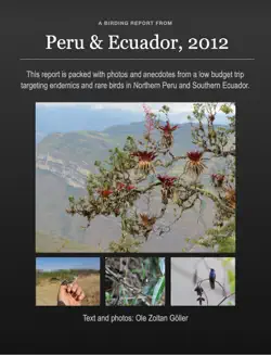 a birding report from peru and ecuador, 2012 book cover image