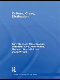 culture, class, distinction book cover image