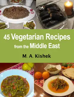 45 vegetarian recipes from the middle east imagen de la portada del libro