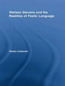 wallace stevens and the realities of poetic language book cover image