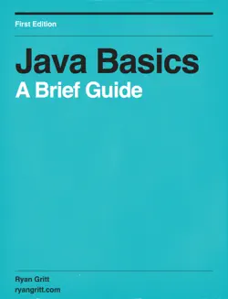 java basics book cover image
