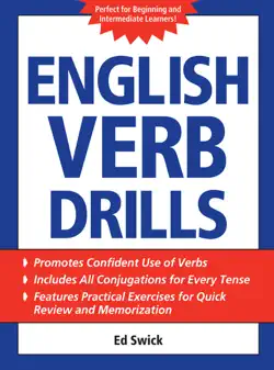 english verb drills book cover image