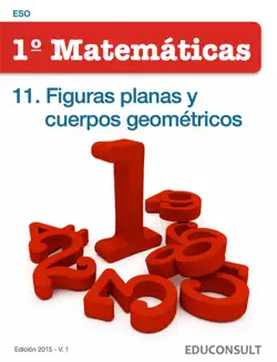 matemáticas 1º eso. 11. figuras planas y cuerpos geométricos” book cover image