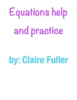 eqautions help and practice! book cover image