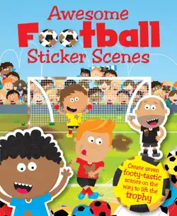 awesome football sticker scenes book cover image