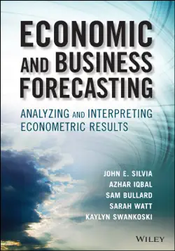 economic and business forecasting book cover image