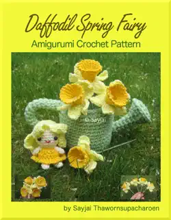 daffodil spring fairy amigurumi crochet pattern book cover image