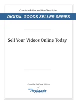sell your videos online today book cover image
