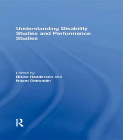 understanding disability studies and performance studies book cover image