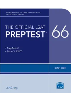 the official lsat preptest 66 book cover image