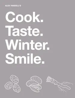 cook. taste. winter. smile. book cover image