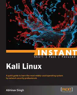 instant kali linux book cover image