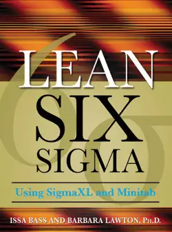 lean six sigma using sigmaxl and minitab book cover image