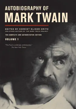 autobiography of mark twain, volume 1 book cover image