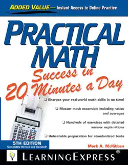 practical math success in 20 minutes a day book cover image
