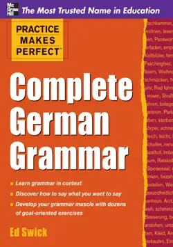 practice makes perfect complete german grammar book cover image