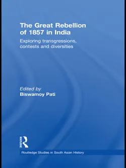 the great rebellion of 1857 in india book cover image