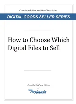 how to choose which digital files to sell book cover image