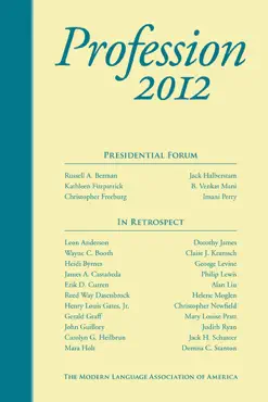 profession 2012 book cover image
