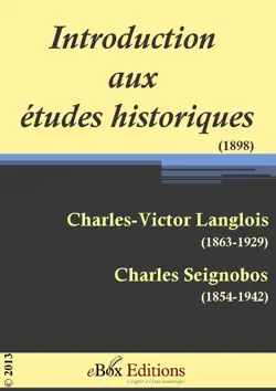introduction aux études historiques book cover image