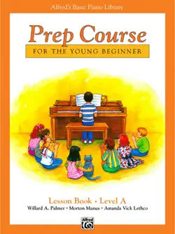 alfred's basic piano prep course: lesson a book cover image