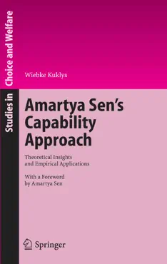 amartya sen's capability approach imagen de la portada del libro