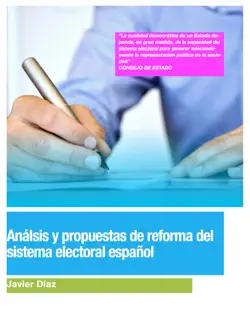 sistema electoral español : análisis y propuestas de reforma. imagen de la portada del libro