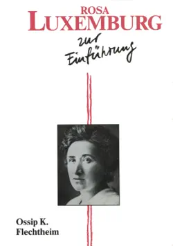 rosa luxemburg zur einführung imagen de la portada del libro