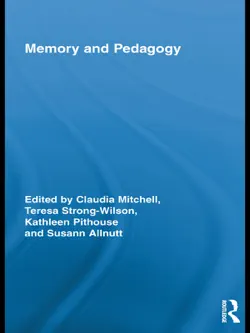 memory and pedagogy book cover image