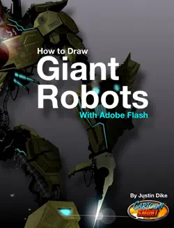 how to draw giant robots with adobe flash book cover image