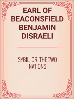 sybil, or, the two nations book cover image
