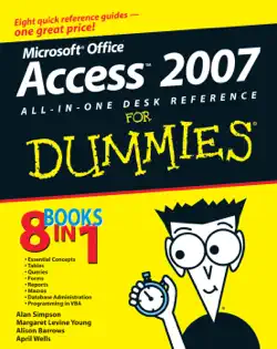 microsoft office access 2007 all-in-one desk reference for dummies book cover image