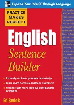 practice makes perfect english sentence builder book cover image