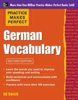 practice makes perfect german vocabulary book cover image