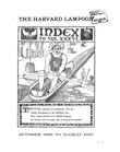 The Harvard Lampoon - Index to Vol. XXXVI synopsis, comments
