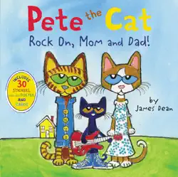pete the cat: rock on, mom and dad! book cover image