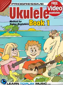 ukulele lessons for kids - book 1 book cover image