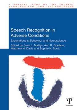 speech recognition in adverse conditions book cover image