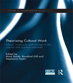 theorizing cultural work book cover image