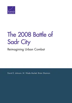 the 2008 battle of sadr city book cover image