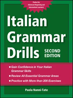 italian grammar drills book cover image
