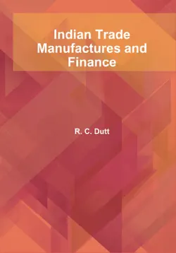 indian trade manufactures and finance book cover image