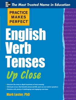 practice makes perfect english verb tenses up close book cover image