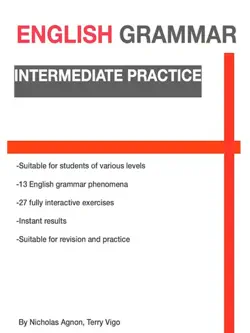 english grammar intermediate practice book cover image