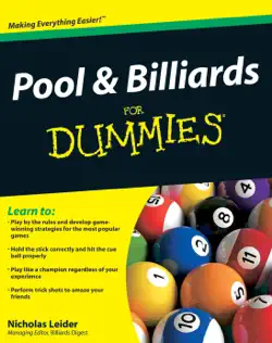 pool and billiards for dummies book cover image