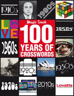 100 years of crosswords book cover image