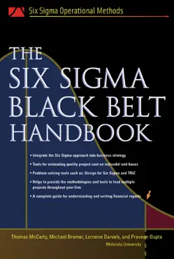 the six sigma black belt handbook book cover image