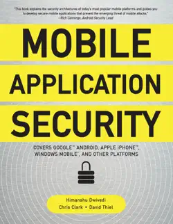 mobile application security book cover image