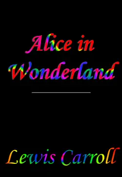 alice in wonderland by lewis carroll book cover image